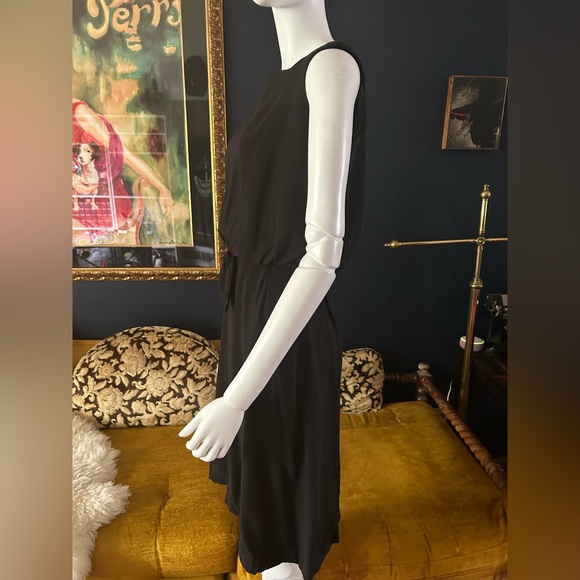 SOLDSOLDSOLD 1960s vintage black sleeveless dress - Picture 4 of 9